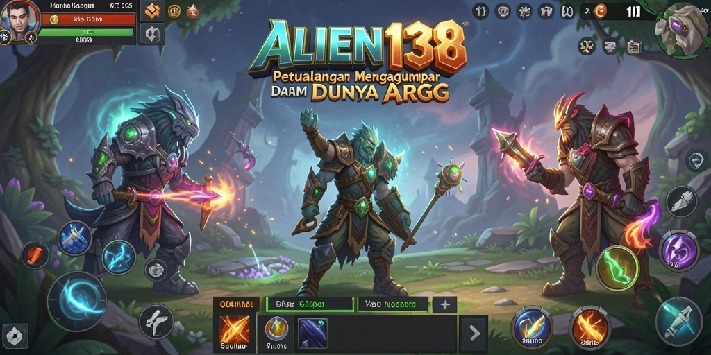 Tampilan gameplay ALIEN138 yang memukau dan penuh aksi ARPG.