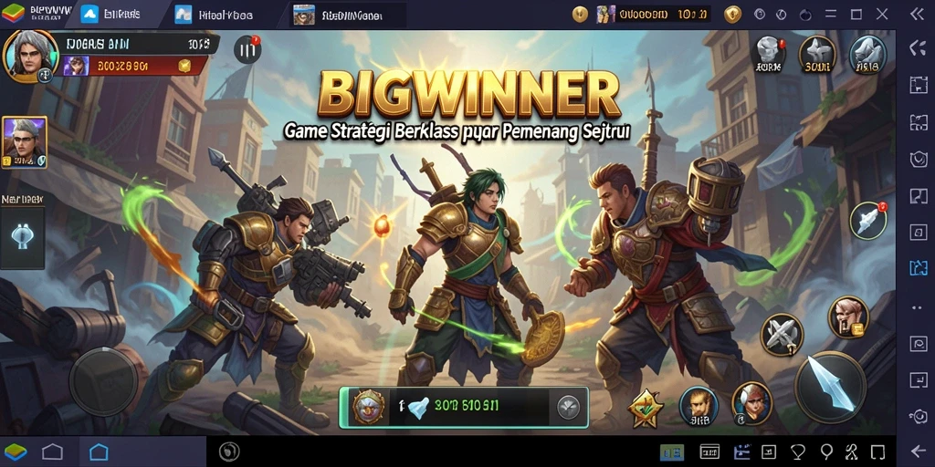 Tampilan gameplay SLG yang mendebarkan dan strategis.