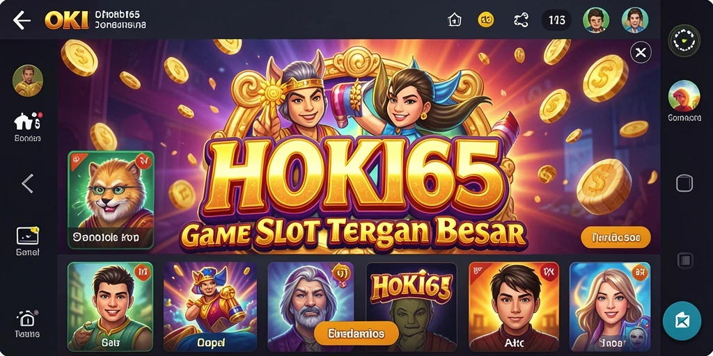 Tampilan menarik gameplay Slot di HOKI65 dengan pengalaman seru.