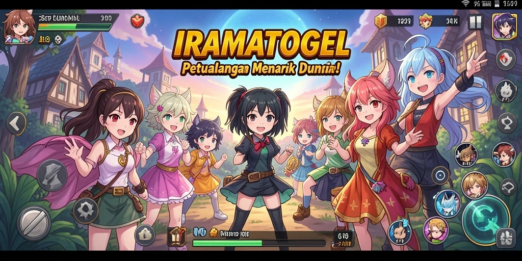 Screenshot gameplay Anime yang menampilkan aksi seru di IRAMATOGEL.