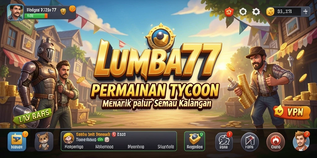 Screenshot gameplay LUMBA77 yang menampilkan strategi Tycoon.