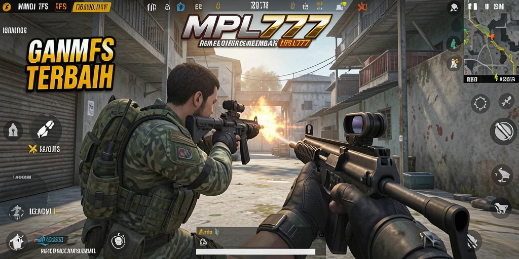 Tangkapan layar gameplay MPL777 menampilkan aksi tembak-menembak yang mendebarkan.