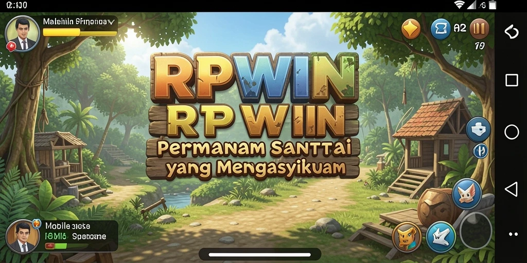 Tampilan gameplay RPWIN yang menarik dan menenangkan.