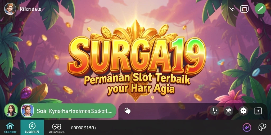 Tampilan menarik dari gameplay SURGA19 yang penuh warna dan seru.