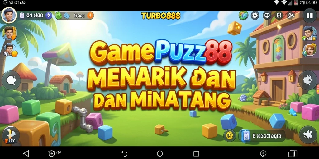 Gameplay menarik dari TURBO88 yang menantang pemain memecahkan puzzle.